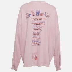 مملوكة مسبقًا Balenciaga Limited Edition Pink Music Pink Martini Merch Oversized T-Shirt M