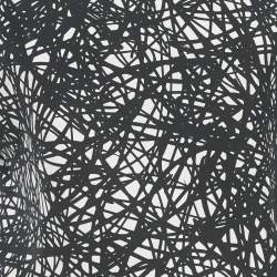 مملوكة مسبقًا Balenciaga Monochrome Scribbled Noise Print Silk Mini Dress M