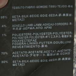 مملوكة مسبقًا Balenciaga Monochrome Scribbled Noise Print Silk Mini Dress M