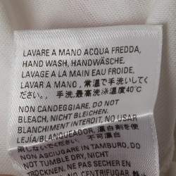 مملوكة مسبقًا قميص بيلنسياغا جيرسي بطبعة الشعار بالأبيض مقاس متوسط