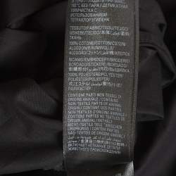 Pre Owned قميص بالنسياغا قطني أسود واسع مقاس صغير (سمول)