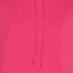 Pre Owned Balenciaga Pink Knit Hooded Sweatshirt M