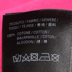 Pre Owned Balenciaga Pink Knit Hooded Sweatshirt M