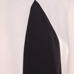 Pre Owned Balenciaga Pink and Black Inverted Pleat Detail Tunic S