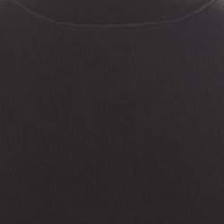 Pre Owned Balenciaga Washed Black Jersey Cutout Knotted Front Detail T-Shirt S
