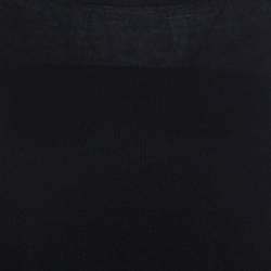 Pre Owned Balenciaga Black Cashmere Raglan Sleeve Long Sleeve Sweatshirt L