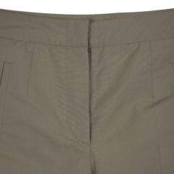 Balenciaga Khaki Cotton Pants XS