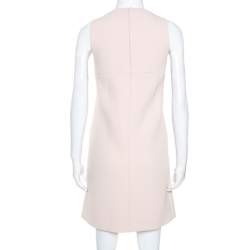 Balenciaga Pink Crepe Sleeveless Pocket Detail Dress L