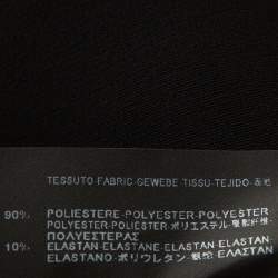 Pre Owned Balenciaga Black Stretch Asymmetric Tailored Jacket S 