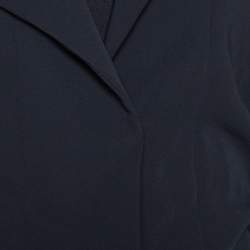 Pre Owned Balenciaga Black Stretch Asymmetric Tailored Jacket S 