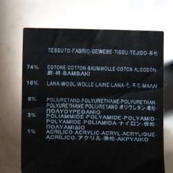 Balenciaga Monochrome Tweed Gomme Mini Skirt S