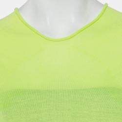 Balenciaga Neon Green Cashmere Oversized Pullover S
