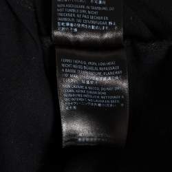 Pre Owned Balenciaga Black Cotton Diagonal Monogram Crewneck T-shirt XS