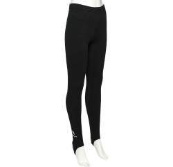 Pre Owned بنطلون رياضي بالنسياغا ستيراب تريكو مضلع أسود مقاس متوسط