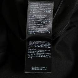 Pre Owned Balenciaga Black Cotton Political Campaign Logo Printed T-Shirt XL