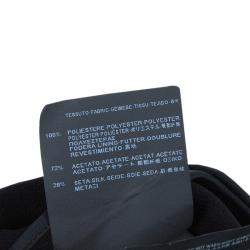 Pre Owned Balenciaga Black Embellished Cocoon Coat S