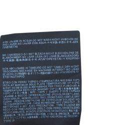 Pre Owned Balenciaga Black Embellished Cocoon Coat S