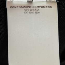 Pre Owned Balenciaga Back Silk Knit Low Back Long Sleeve Dress S