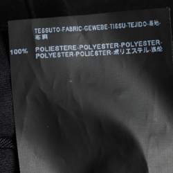Pre Owned Balenciaga Black Crepe Draped Capri Trousers M
