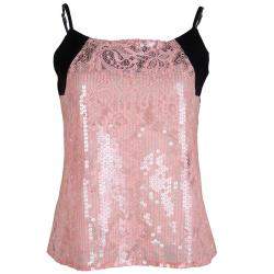 Advarsel Se insekter sten Balenciaga Pink Lace Sequin Embellished Sleeveless Top L Balenciaga | TLC