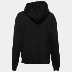 مملوكة مسبقًا Balenciaga Black Copyright Print Cotton Zip-Front Hoodie S