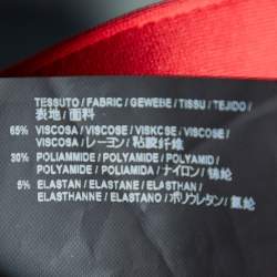 Pre Owned Balenciaga Red Stretch Skinny Pantashoes S