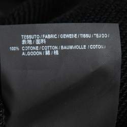 Balenciaga Black Cotton Multi-City Logo Print Hooded Sweatshirt M