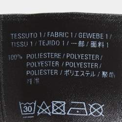 Pre Owned Balenciaga Black Jersey Logo-Tape Detail Joggers S