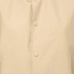 Pre Owned Balenciaga Beige Synthetic Oversized Rain Jacket S