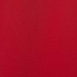 Pre Owned Balenciaga Red Silk Crepe Sleeveless Maxi Dress M