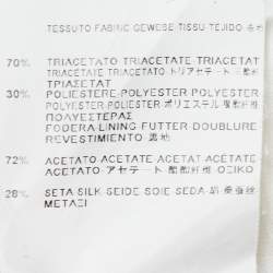 Pre Owned Balenciaga White Crepe Short-Sleeve Top M