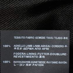 Pre Owned Balenciaga Black Leather Biker Jacket M