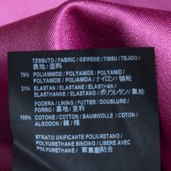 Pre Owned Balenciaga Pink Stretch Knit Slim Fit Pants S