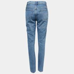 Balenciaga Blue Denim High Waist Jeans S Waist 26"