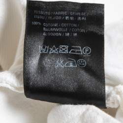 Balenciaga White Denim High Waist Jeans S Waist 24"