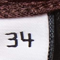 Pre Owned Balenciaga Brown All-Over Logo Patterned Satin Half Sleeve Shirt S