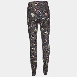 Pre Owned Balenciaga Multicolor Paisley Printed cotton Slim Fit Pants M