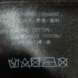 Pre Owned Balenciaga Camel Beige Logo Print Cotton Oversized T-Shirt S 