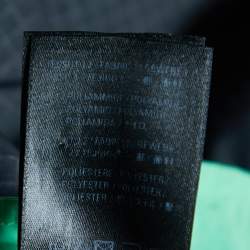 Pre Owned Balenciaga Color Block Logo Oversized Zip Up Jacket M