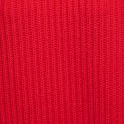 Pre Owned Balenciaga Red Wool Knit Turtle Neck Sweater M