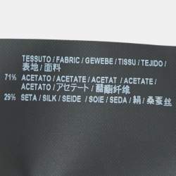 Pre Owned Balenciaga Black Crepe Strappy Midi Dress M