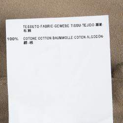 Pre Owned Balenciaga Brown Cotton Tailored Pants M