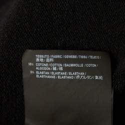 Pre Owned Balenciaga Black Cotton Oversized Zip-Up Hoodie S