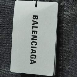 Pre Owned Balenciaga Grey Washed Denim Slim Fit Jeans S Waist 27"
