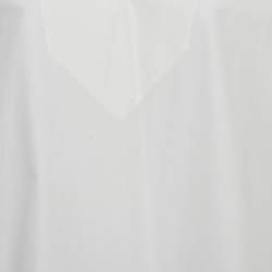 Pre Owned Balenciaga White Cotton Oversized Tunic Top S