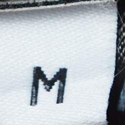 Pre Owned Balenciaga Grey Logo Embroidered Cotton Oversized Track Pants M