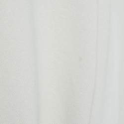 Pre Owned Balenciaga Grey Paris Fashion Week Print Cotton Hooded Sweatshirt XS