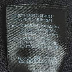 Pre Owned Balenciaga Navy Blue Jersey High Rise Leggings L