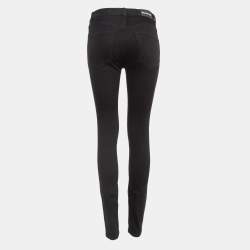 Pre Owned Balenciaga Black Denim Skinny Jeans S Waist 25"
