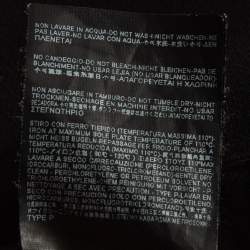 Pre Owned Balenciaga Black Wool Draped Detail Trousers M